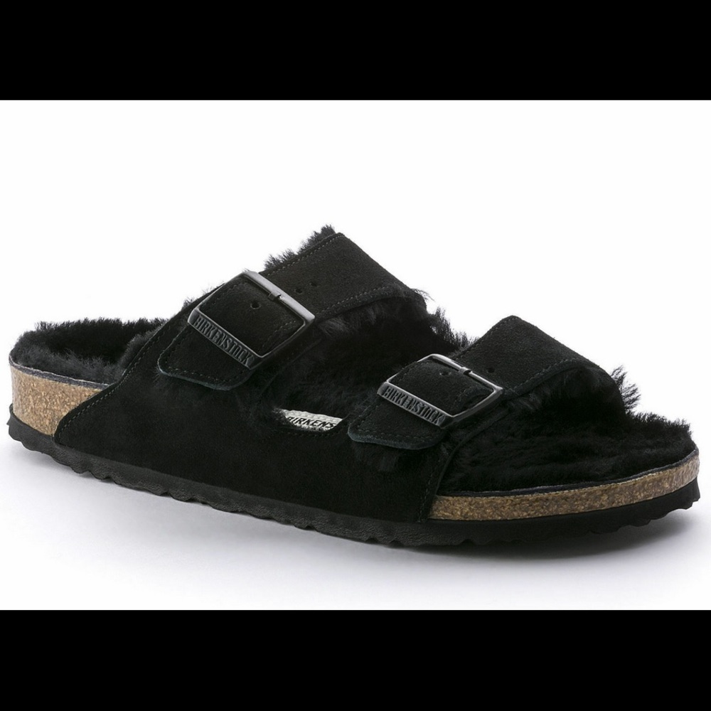❌SOLD❌NIB Birkenstock Arizona Suede Shearling 38 M